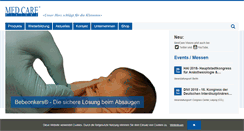 Desktop Screenshot of medcarevisions.de